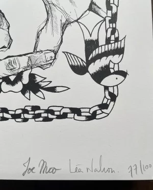 Sérigraphie Joe Moo - Léa Nahon A4 – Image 2