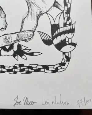 Sérigraphie Joe Moo - Léa Nahon A4 – Image 2