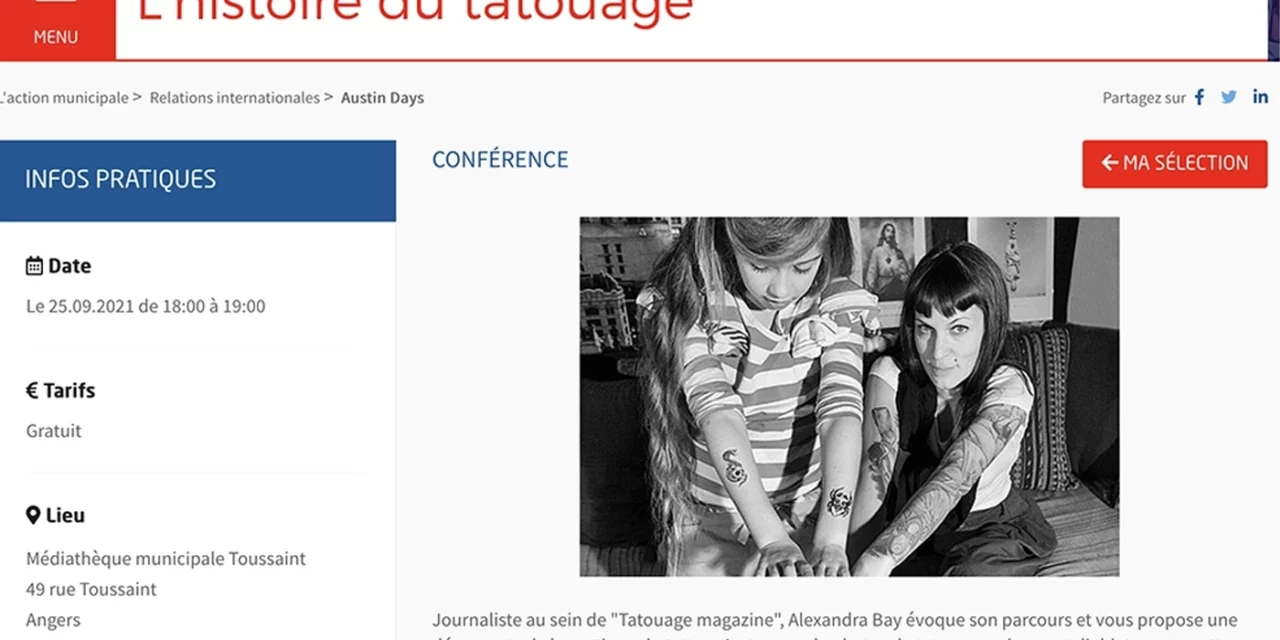 Évènements tatouage à Angers