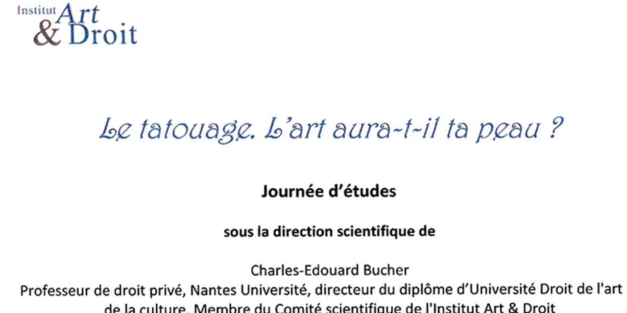 Conférence Le tatouage. L’art aura-t-il ta peau ?