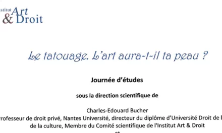 Conférence Le tatouage. L’art aura-t-il ta peau ?