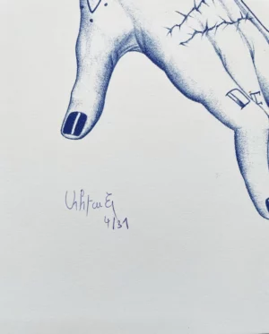 Sérigraphie Amiral Tattoo A4 – Image 3