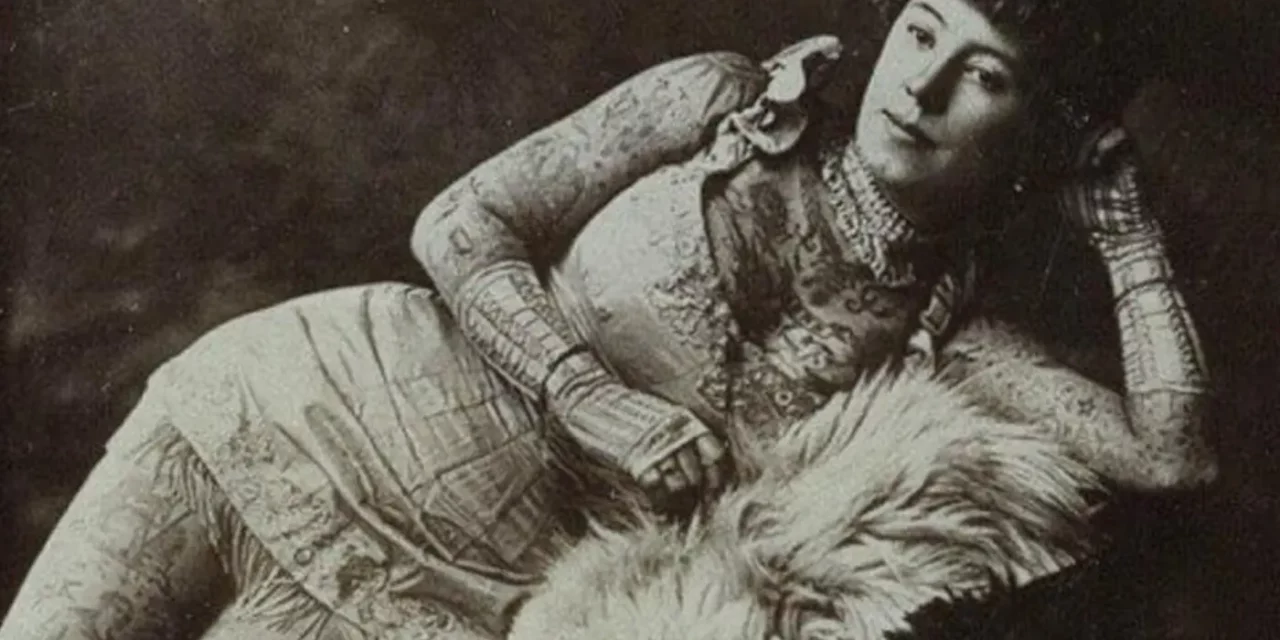 Le jour où Irène Woodward devint une Tattooed Lady