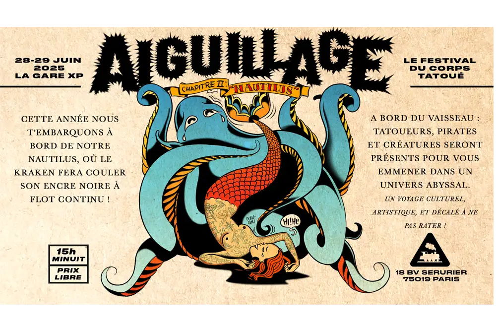 Aiguillage festival Flyer Aiguillage tattoo festival