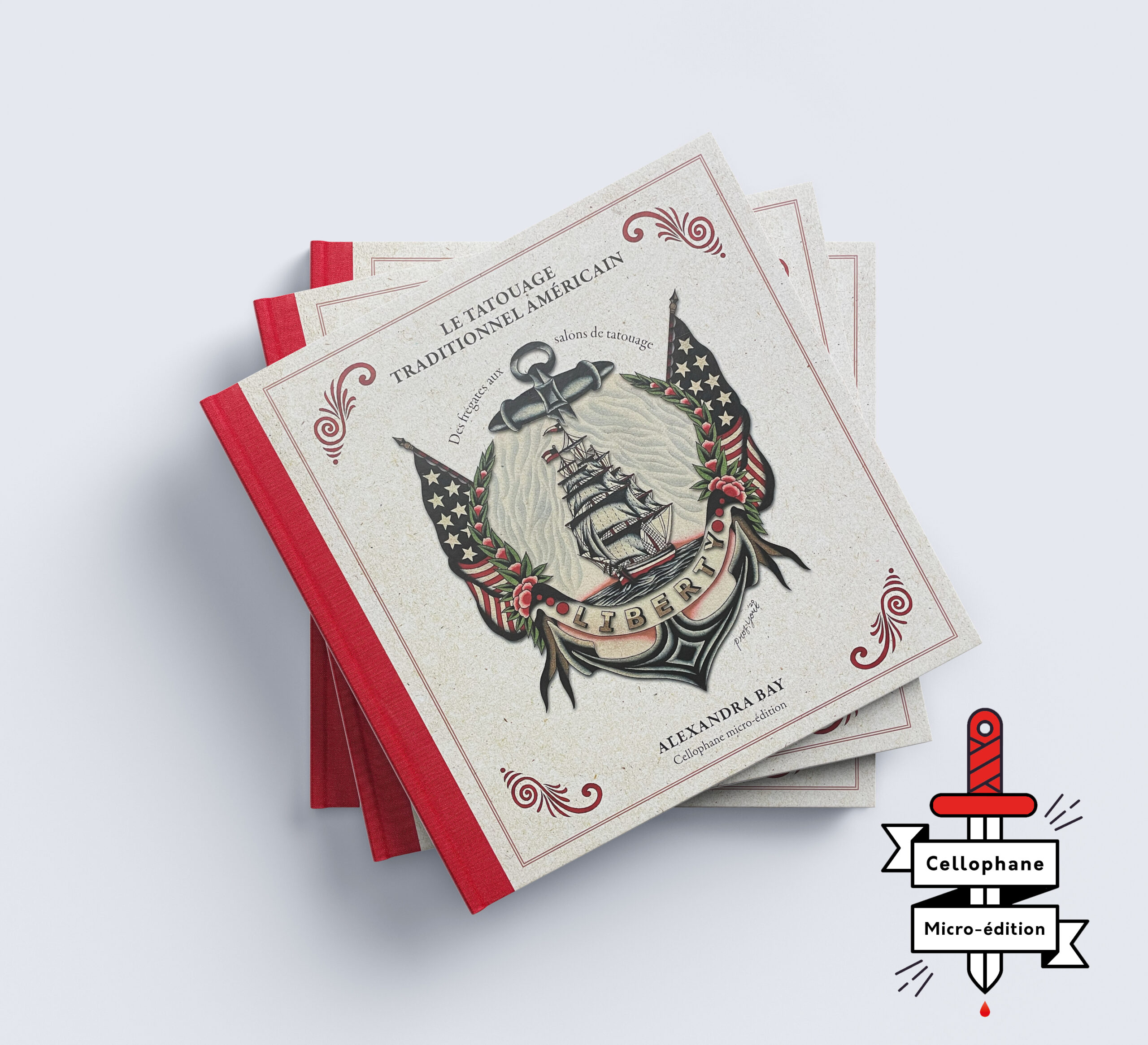 La couverture du livre est une reproduction réalisée par le tatoueur Prof. Nicholas York à partir d'un tatouage thoracique encré en 1906 par Gus Wagner sur Fred Lagindorf.